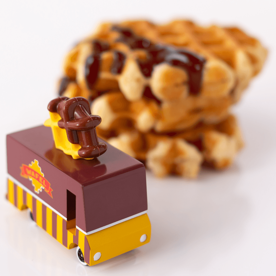 Candylab Toys: samochód drewniany Waffle Van - Noski Noski