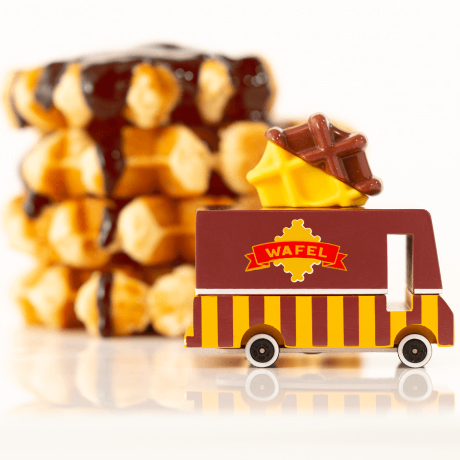 Candylab Toys: samochód drewniany Waffle Van - Noski Noski