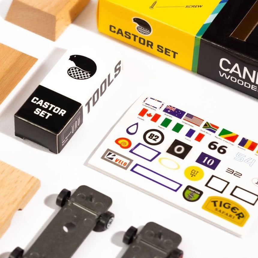 Candylab Toys: samochody do składania The Castor Set - Noski Noski