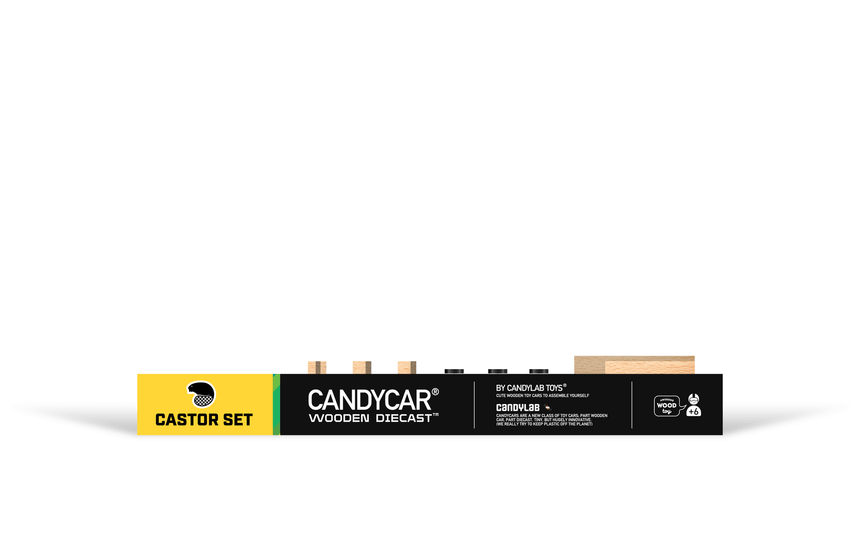 Candylab Toys: samochody do składania The Castor Set - Noski Noski
