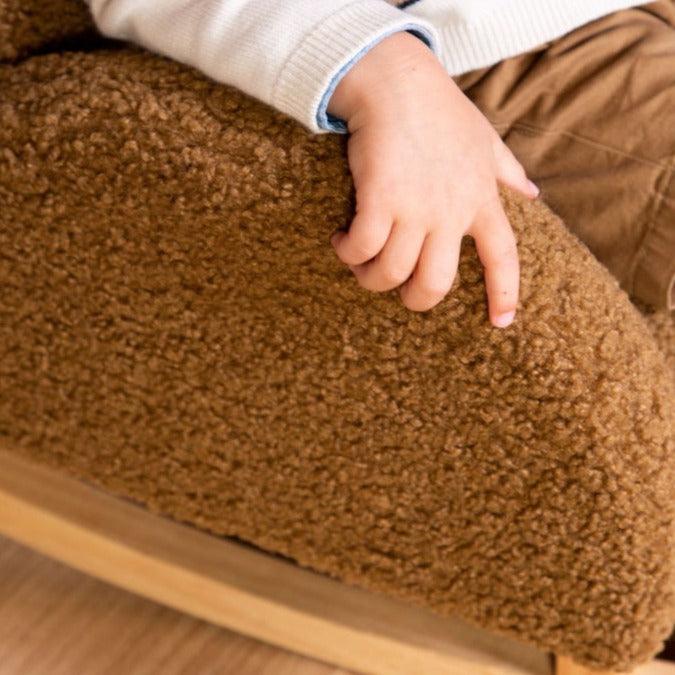 Childhome: dziecięcy fotel bujany Teddy Brown - Noski Noski