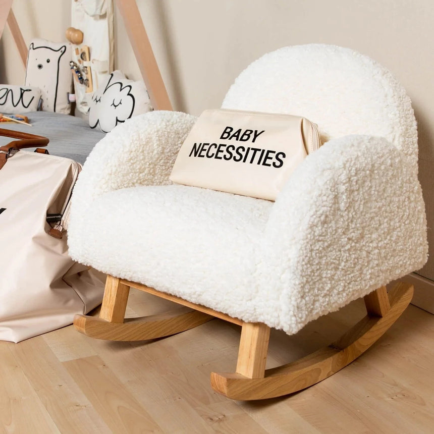 Childhome: dziecięcy fotel bujany Teddy Off White - Noski Noski