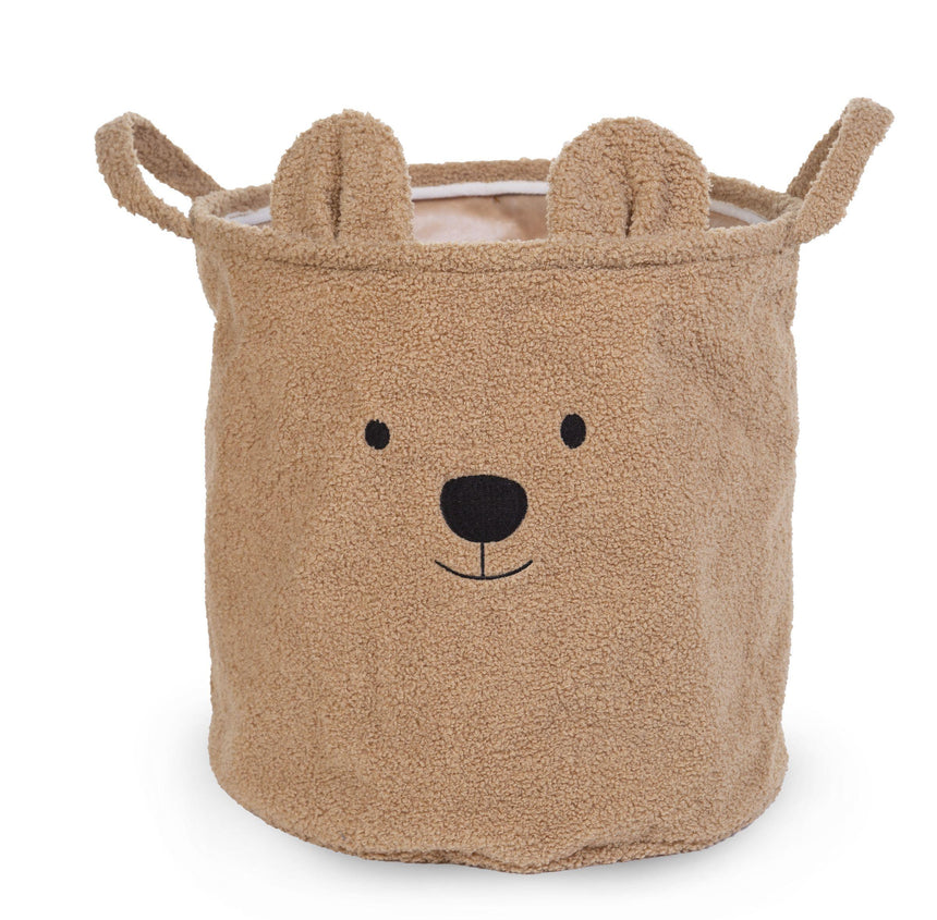 Childhome: kosz na zabawki miś Teddy Beige L - Noski Noski