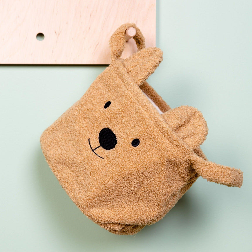 Childhome: kosz na zabawki miś Teddy Beige S - Noski Noski