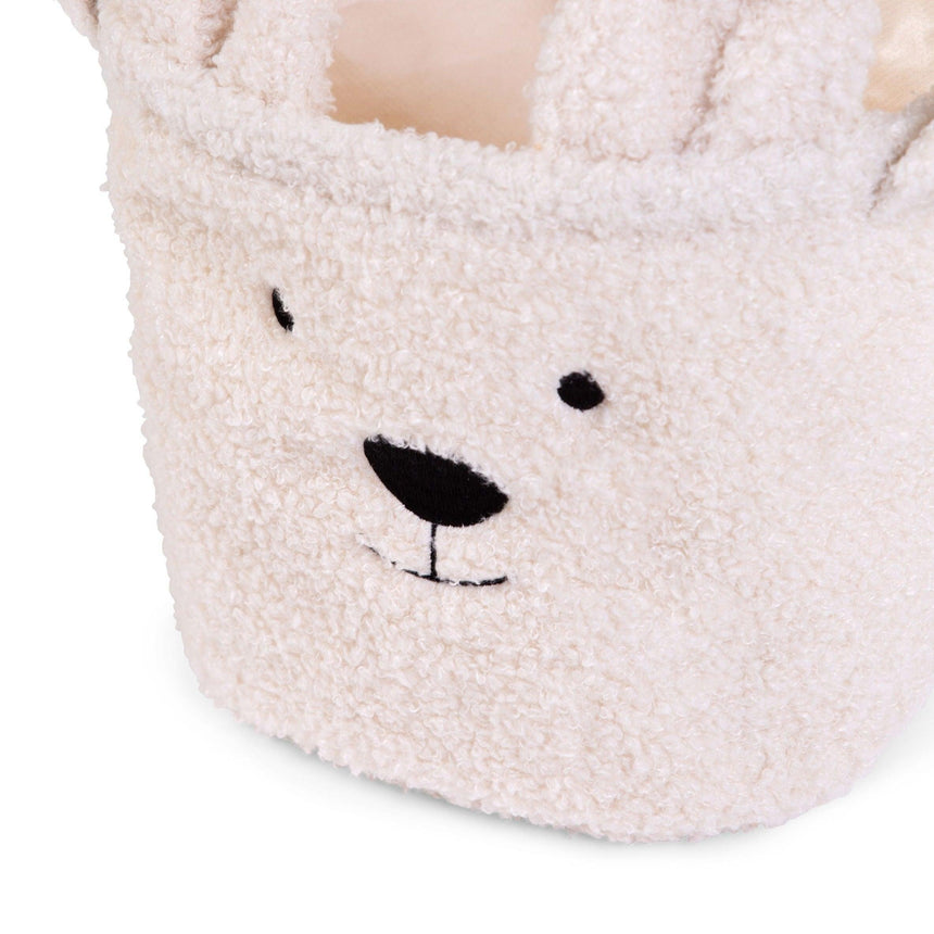 Childhome: kosz na zabawki miś Teddy Off White M - Noski Noski