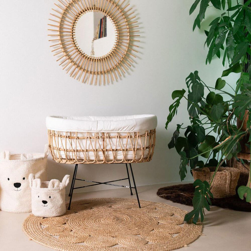 Childhome: kosze na zabawki misie Teddy Off White - Noski Noski