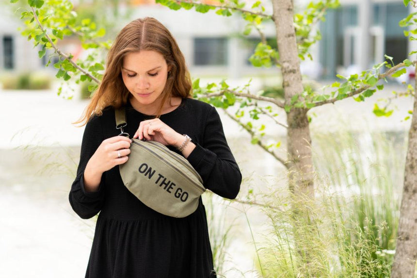 Childhome: nerka płócienna Banana Bag Kanwas Khaki - Noski Noski