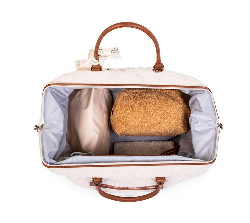 Childhome: torba biały miś Mommy Bag Teddy Bear Limited Edition - Noski Noski