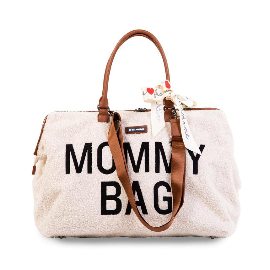 Childhome: torba biały miś Mommy Bag Teddy Bear Limited Edition - Noski Noski