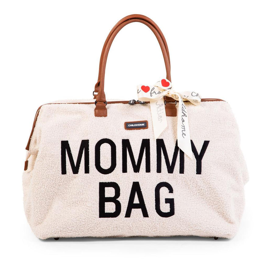Childhome: torba biały miś Mommy Bag Teddy Bear Limited Edition - Noski Noski