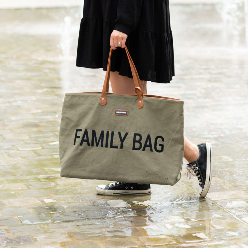 Childhome: torba płócienna Family Bag Kanwas Khaki - Noski Noski