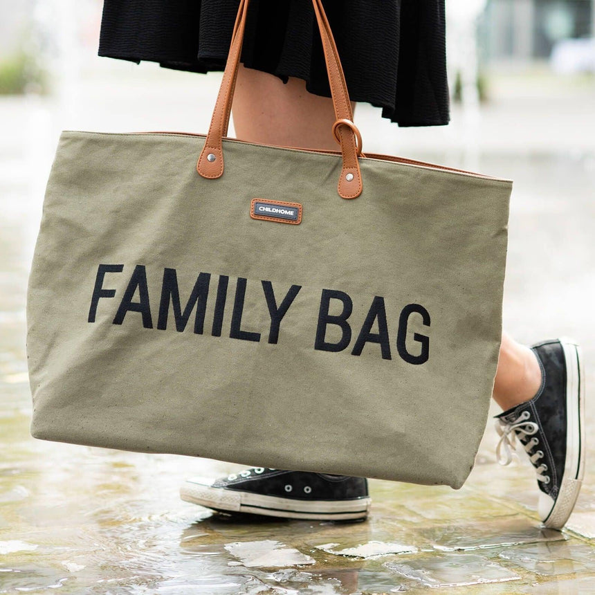 Childhome: torba płócienna Family Bag Kanwas Khaki - Noski Noski
