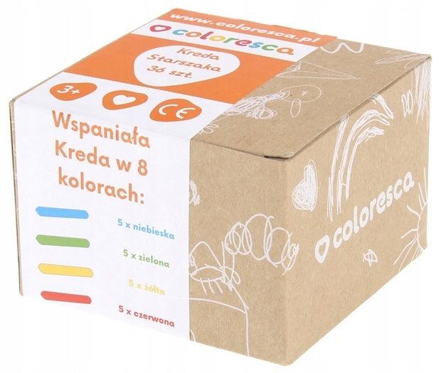 Coloresca: kreda starszaka 36 szt. - Noski Noski
