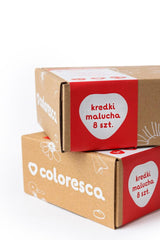 Coloresca: kredki malucha 8 Kolorów - Noski Noski