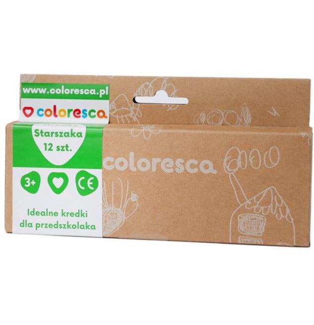 Coloresca: kredki starszaka 12 szt. - Noski Noski