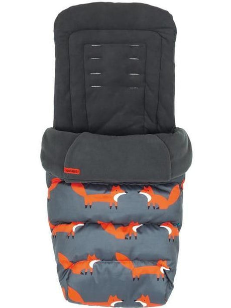 Cosatto: śpiworek do wózka liski Charcoal Mister Fox Footmuff - Noski Noski