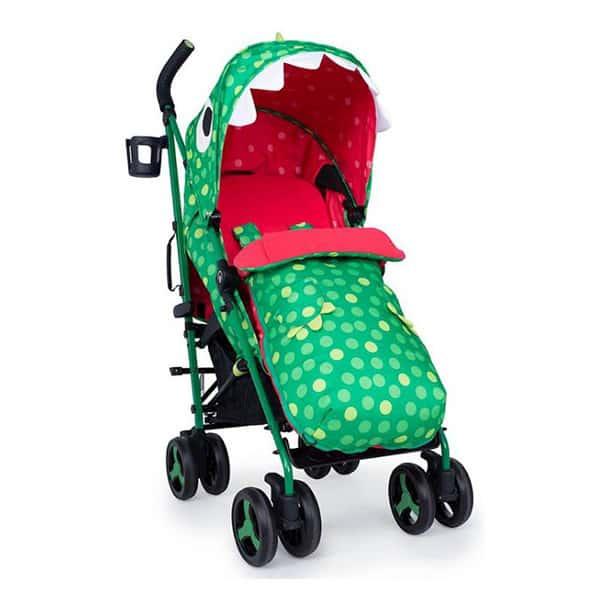 Cosatto: wózek spacerowy parasolka z pałąkiem Supa 3 Dino Mighty - Noski Noski
