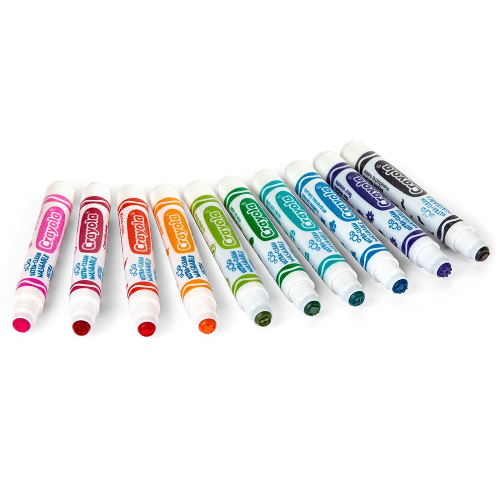 Crayola: zmywalne flamastry Mini Kids 12 kolorów - Noski Noski
