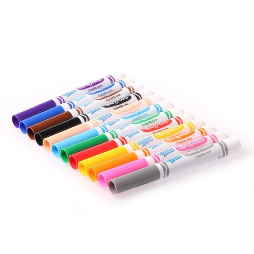 Crayola: zmywalne flamastry Mini Kids 12 kolorów - Noski Noski