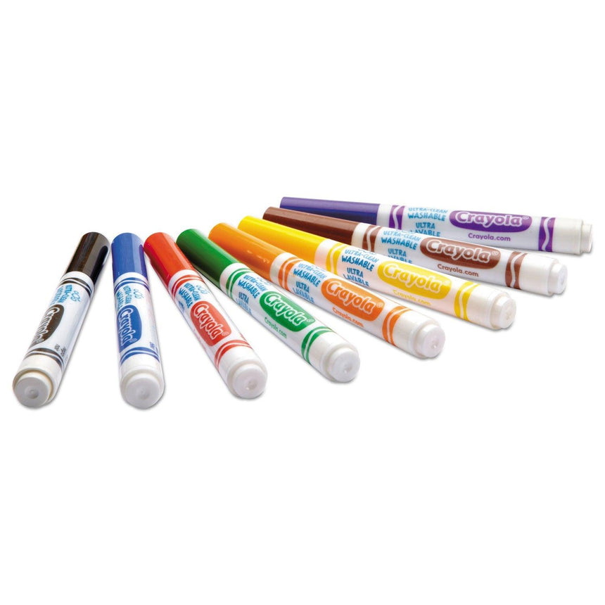 Crayola: zmywalne flamastry Mini Kids 12 kolorów - Noski Noski