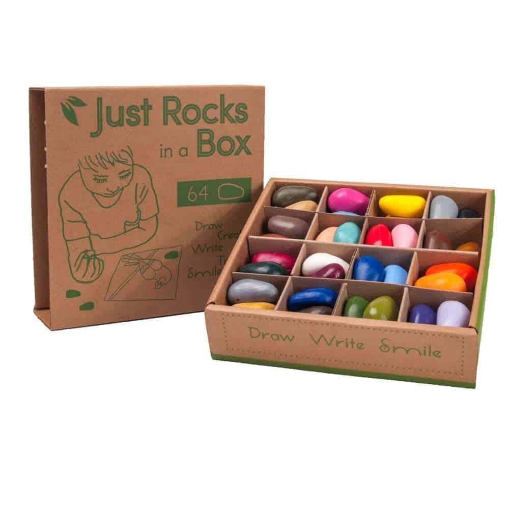 Crayon Rocks: kredki kamyczki Just Rocks in a Box 64 szt. - Noski Noski
