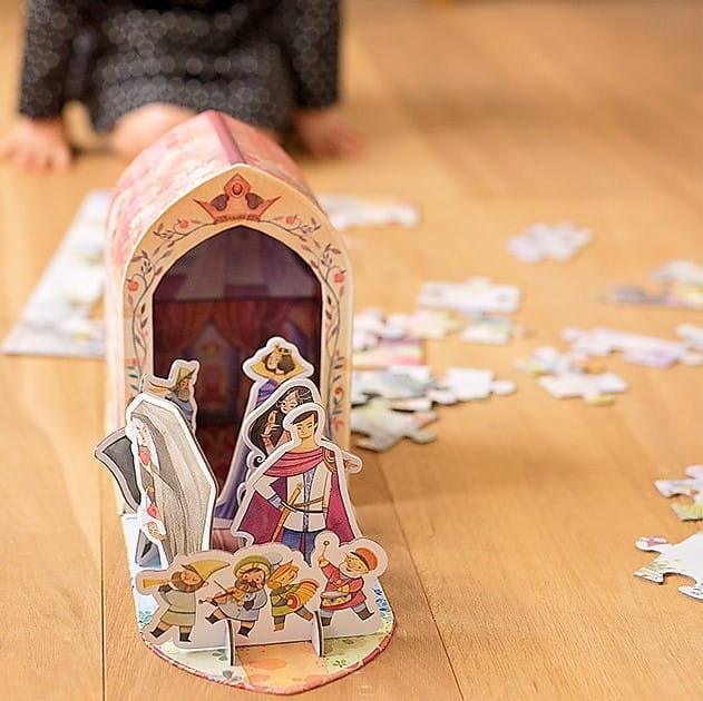 Crocodile Creek: puzzle z postaciami Królewna Śnieżka - Noski Noski
