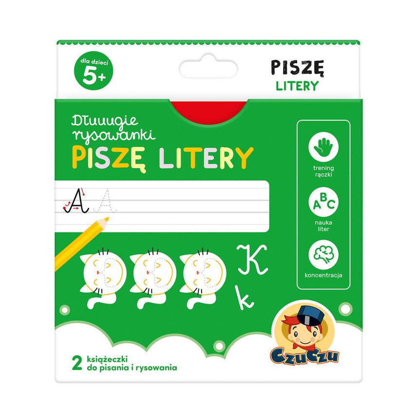 CzuCzu: dłuuuuugie rysowanki Piszę Litery - Noski Noski