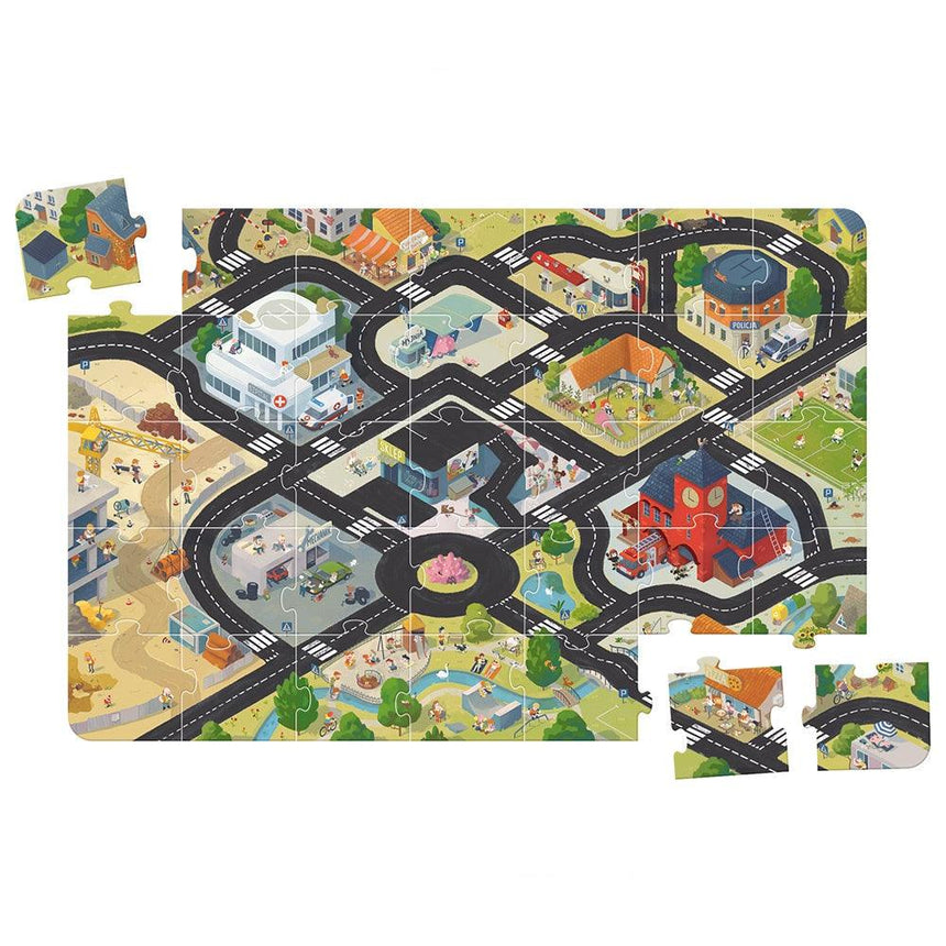 CzuCzu: duuuże puzzle Droga dla Pojazdów - Noski Noski