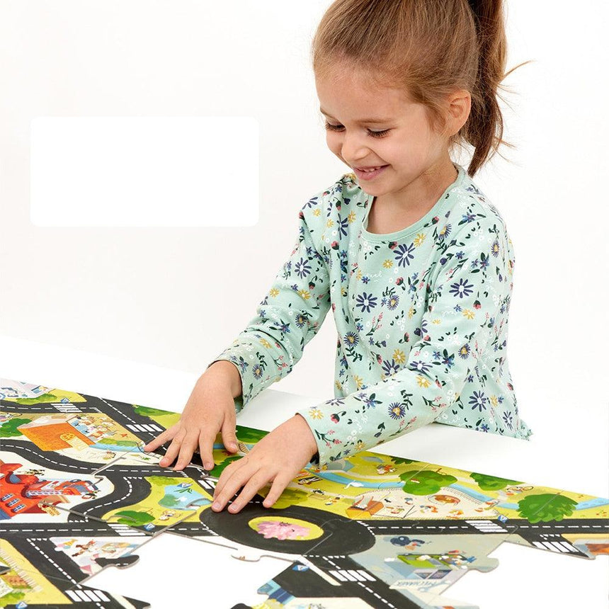 CzuCzu: duuuże puzzle Droga dla Pojazdów - Noski Noski