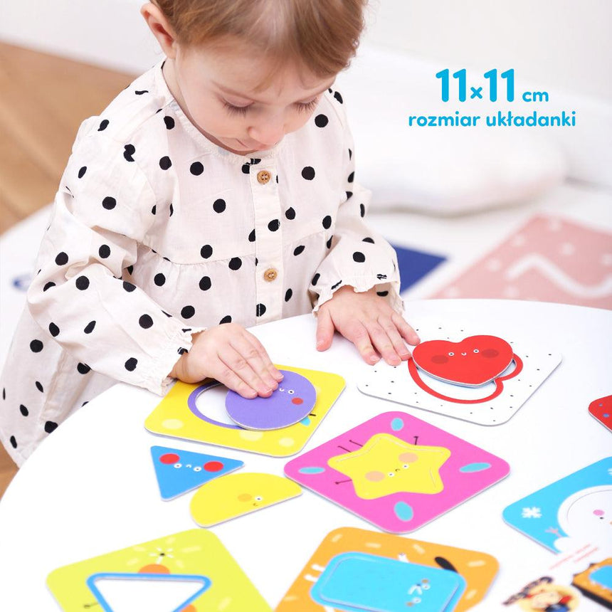 CzuCzu: puzzle edukacyjne Odkrywam Kształty - Noski Noski