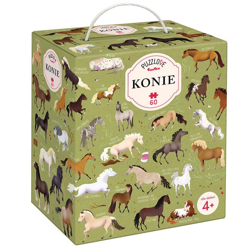 CzuCzu: puzzlove Konie 60 el. - Noski Noski