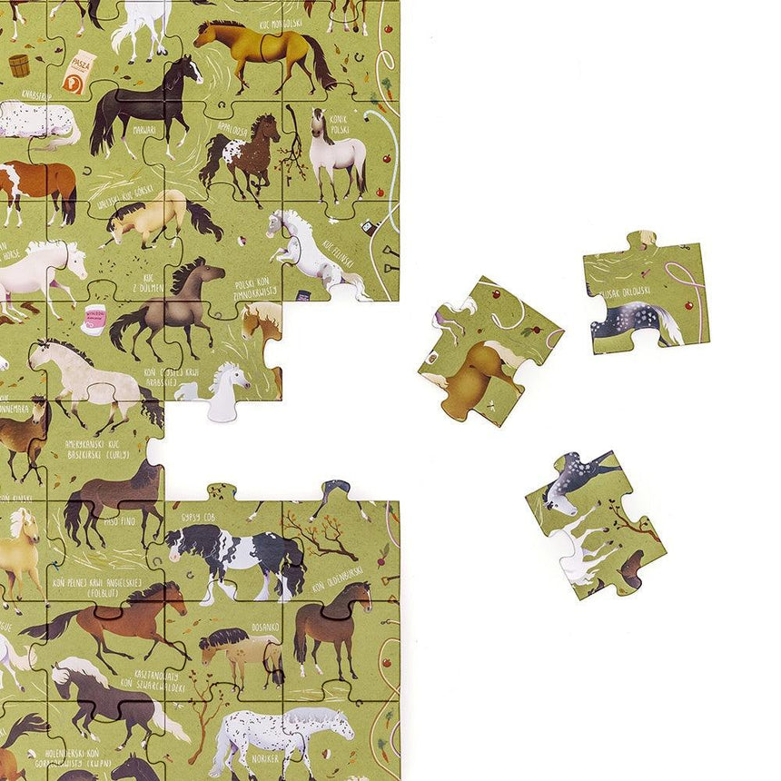CzuCzu: puzzlove Konie 60 el. - Noski Noski