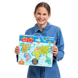 CzuCzu: puzzlove Mapa Świata 300 el. - Noski Noski