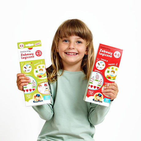 Kolorowanka Czuczu - zabawy logiczne, zagadki dla dzieci 4-5 lat, rozwijające aktywności i łamigłówki.