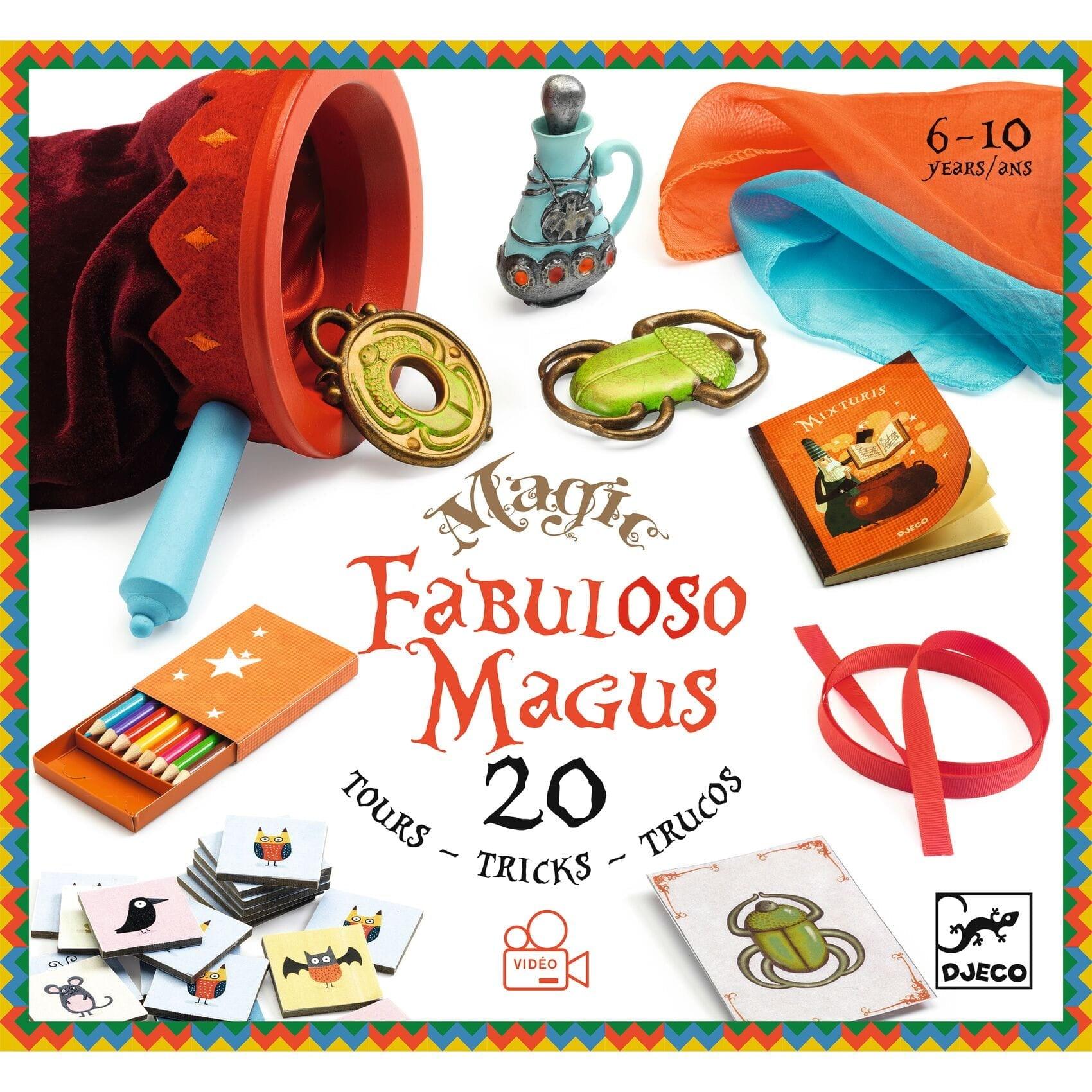 Djeco: 20 magicznych sztuczek Fabuloso Magus - Noski Noski