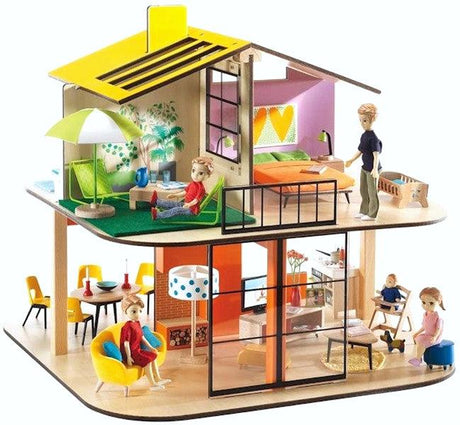 Djeco: domek dla lalek Color House - Noski Noski