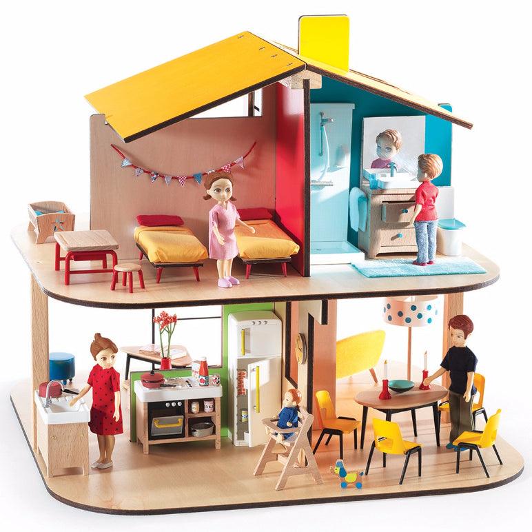 Djeco: domek dla lalek Color House - Noski Noski