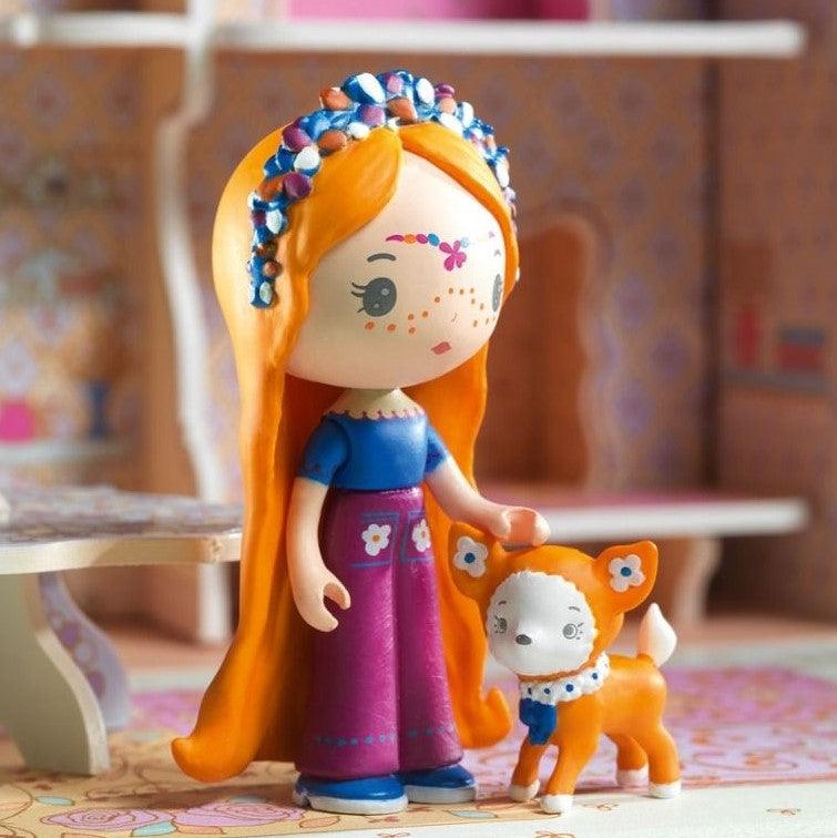 Djeco: domek walizka i laleczki Bluchka & Indie Tinyly - Noski Noski