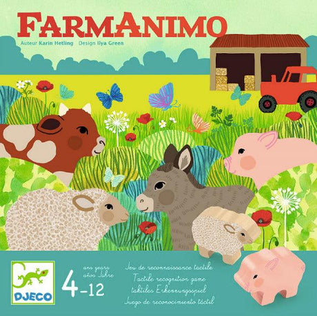 Djeco: dotykowa gra planszowa Farmanimo - Noski Noski
