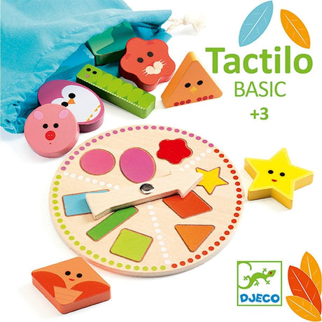 Djeco: drewniana gra lotto dotykowe Tactilo Basic - Noski Noski