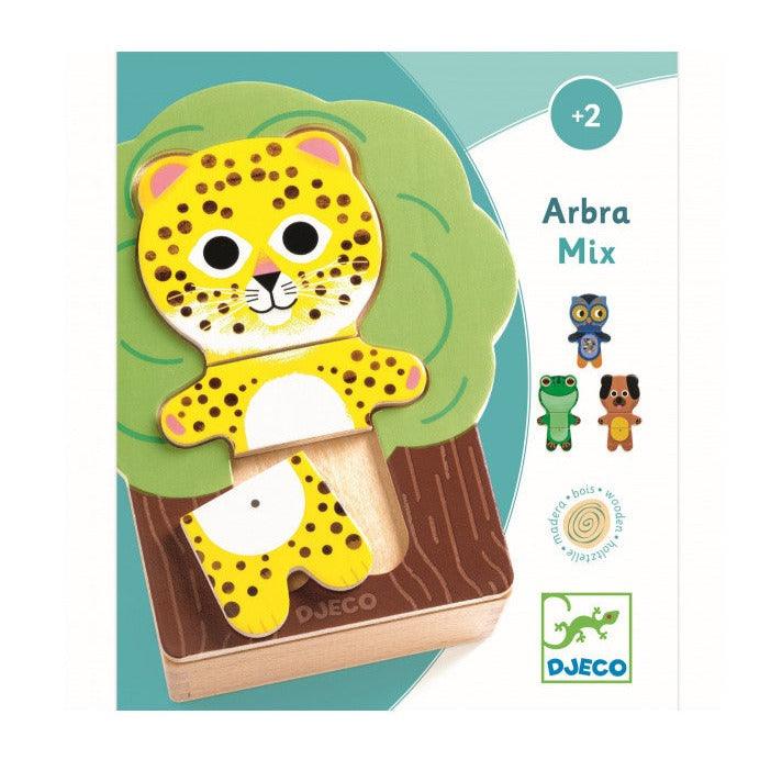 Djeco: drewniane puzzle Drzewo Milusińskich Arbra Mix - Noski Noski
