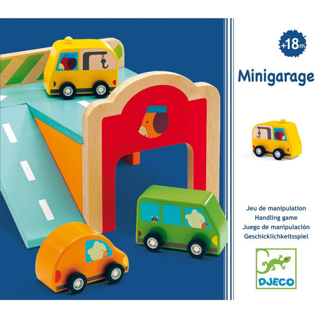 Djeco: drewniany garaż Minigarage - Noski Noski