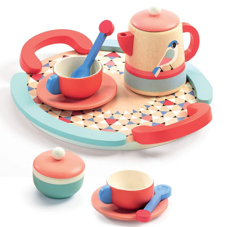 Djeco: drewniany serwis do herbatki Tea Time - Noski Noski