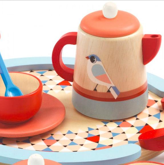 Djeco: drewniany serwis do herbatki Tea Time - Noski Noski