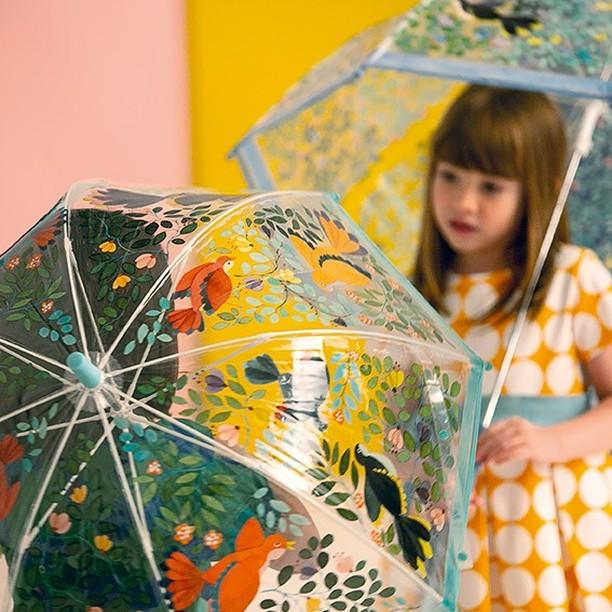 DJECO: grand parapluie transparent petite grande pièce