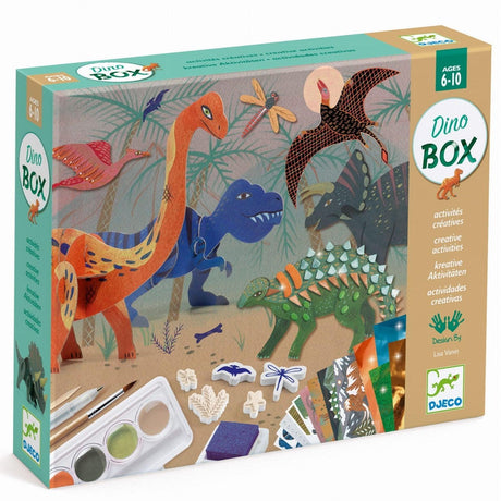 Djeco: duży zestaw kreatywny Dino Box - Noski Noski