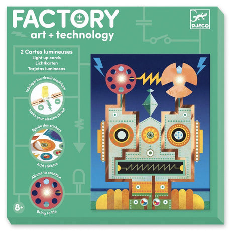 Djeco: elektryczne obrazki Factory Cyborgi - Noski Noski