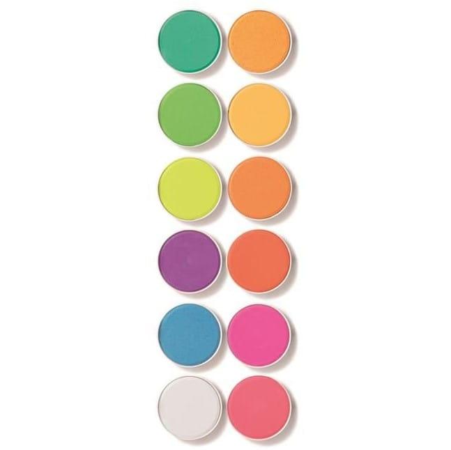 Djeco: farby gwasze neonowe Fluo 12 kolorów - Noski Noski