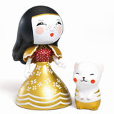Djeco: figurka księżniczka z kotkiem Mona & Moon Arty Toys - Noski Noski