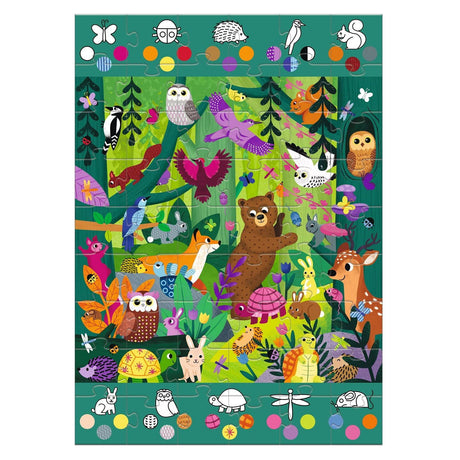 Djeco: gigantyczne puzzle Las - Noski Noski